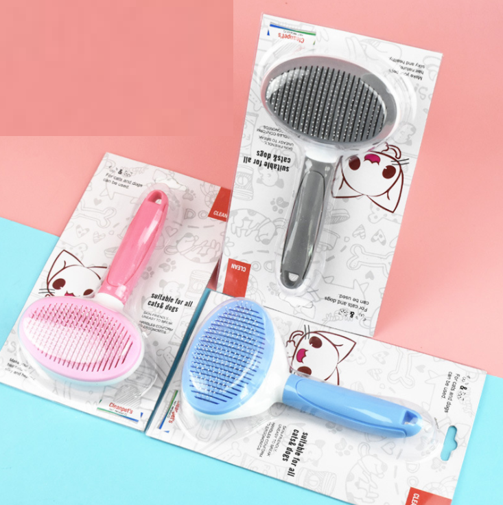 [Hoàn Tiền 10%] [Cao Cấp]Lược chải lông rụng , gỡ rối cho chó mèo