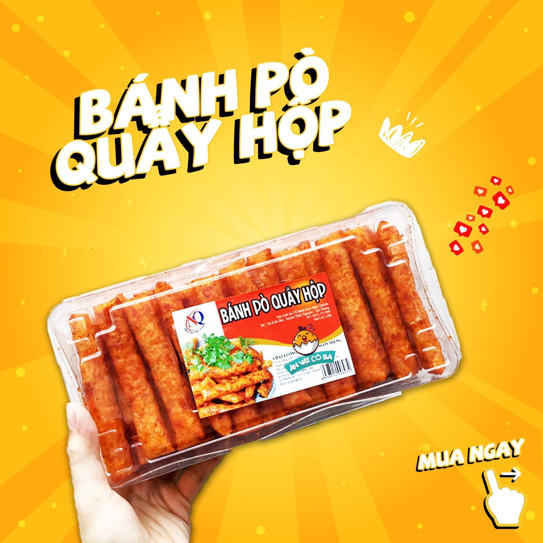 Bánh Bò quẩy hộp