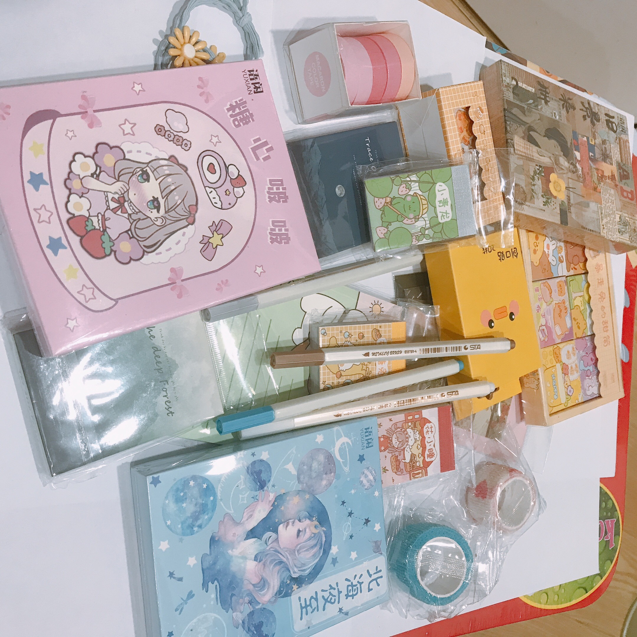Sticker dán cute, washi tape, đồ chơi trẻ em COMBO 15 món ngẫu nhiên siêu xinh, trang trí sổ tay, góc học tập, decor phòng