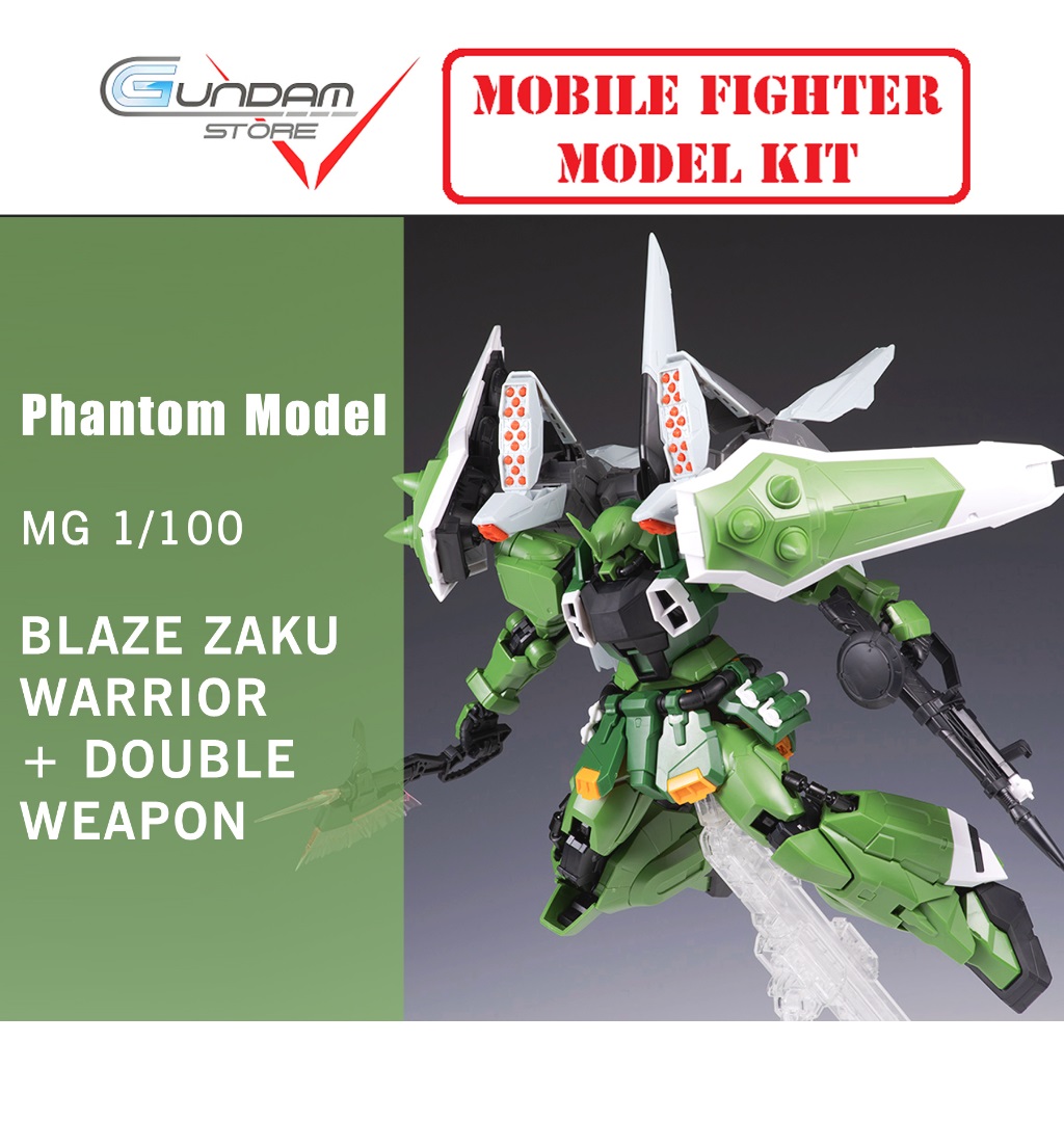 Mô Hình Lắp Ráp MG Blaze Zaku Gundam Phantom Model 2001G 1/100 Master Grade Đồ Chơi Anime