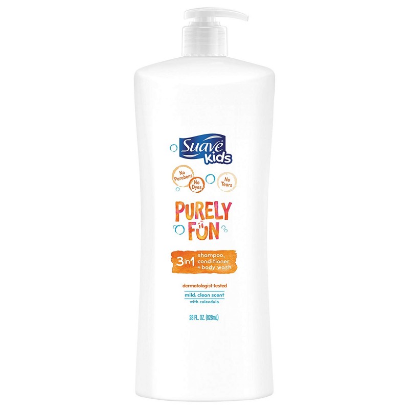 Sữa tắm gội đa năng suave kids purely fun 828ml