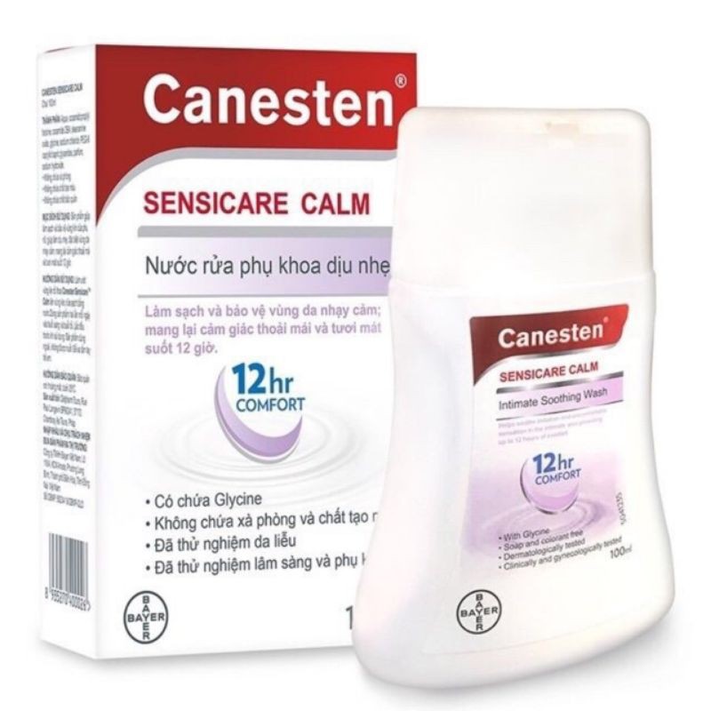 Canesten nước rửa phụ khoa dịu nhẹ