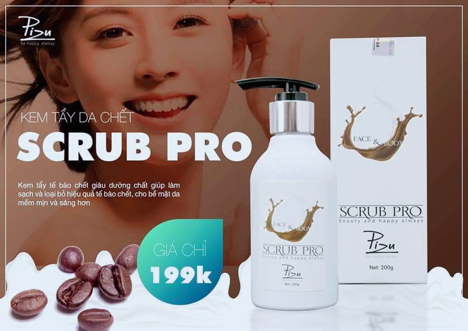 Kem tẩy tế bào da chết coffe sữa pizu