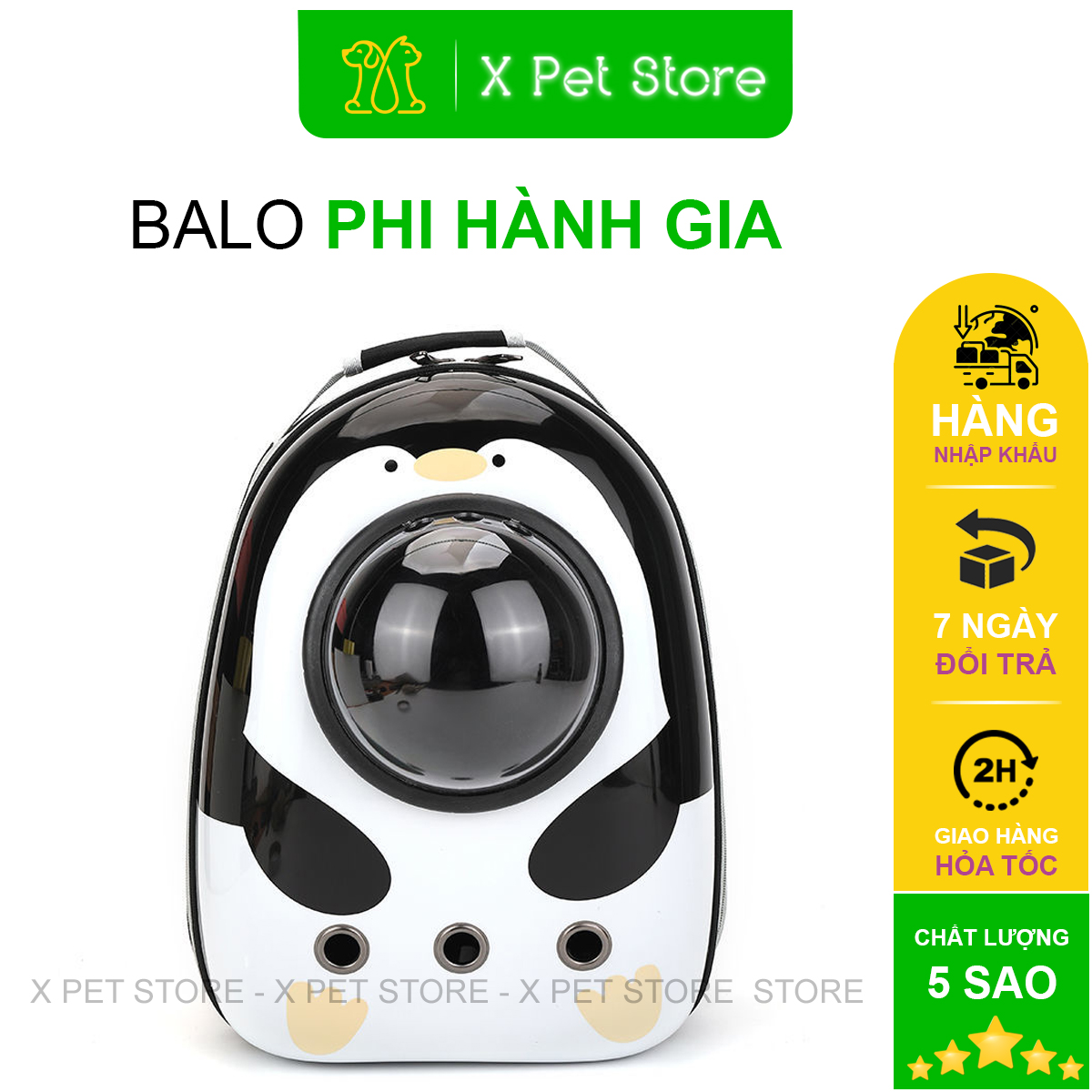 Balo Thú Cưng loại Balo Phi Hành Gia và Balo Trong Suốt, Hàng Nhập Khẩu