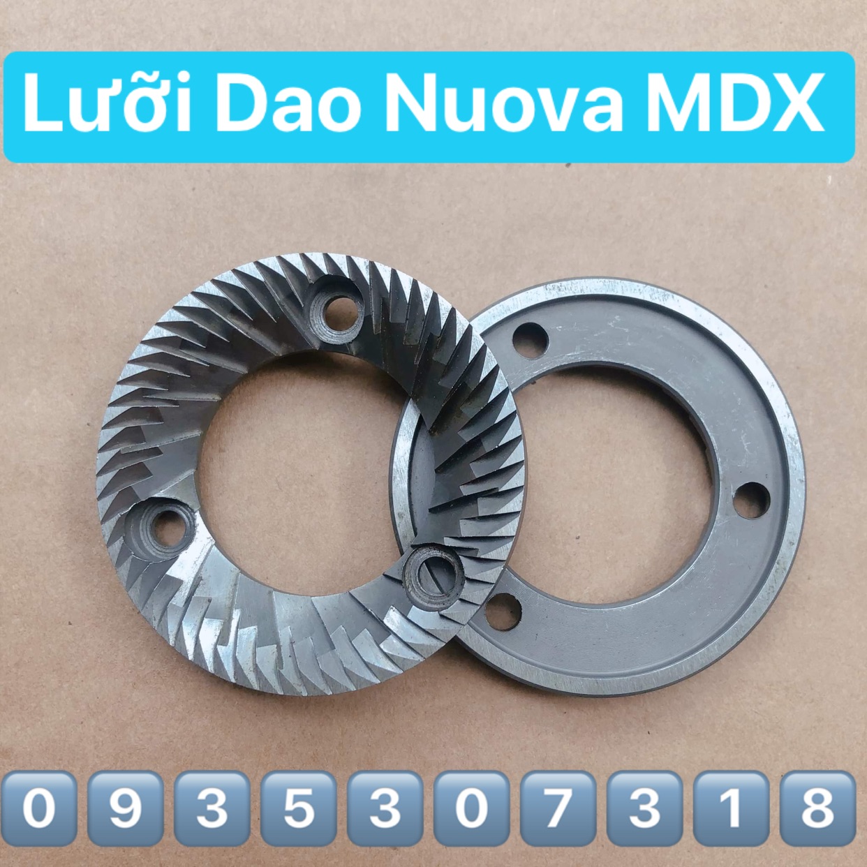 Lưỡi dao máy xay nuova mdx 63.5mm - linh kiện & phụ kiện máy xay cà phê chính hãng - nhập từ ý