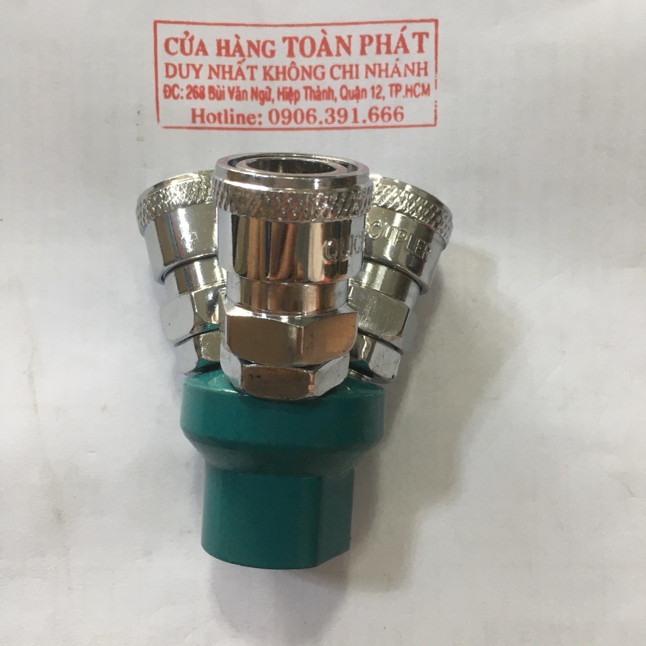 Đầu nối hơi nhanh tròn, chia 2,3 ngã hơi | chất lượng tốt