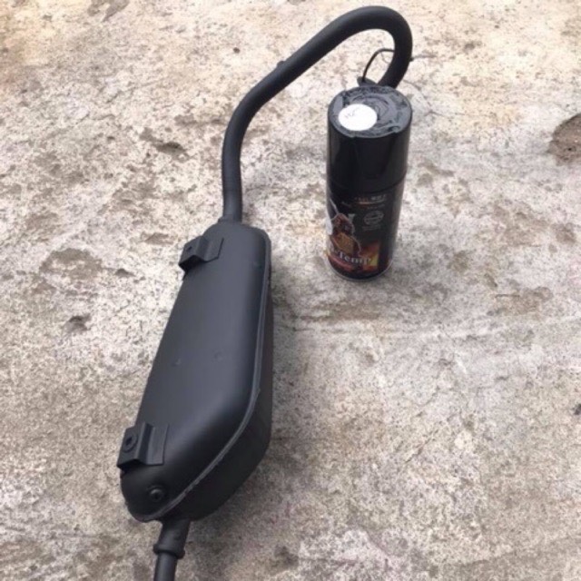 Sơn xịt pô chịu nhiệt Samurai màu Đen Mờ - H2