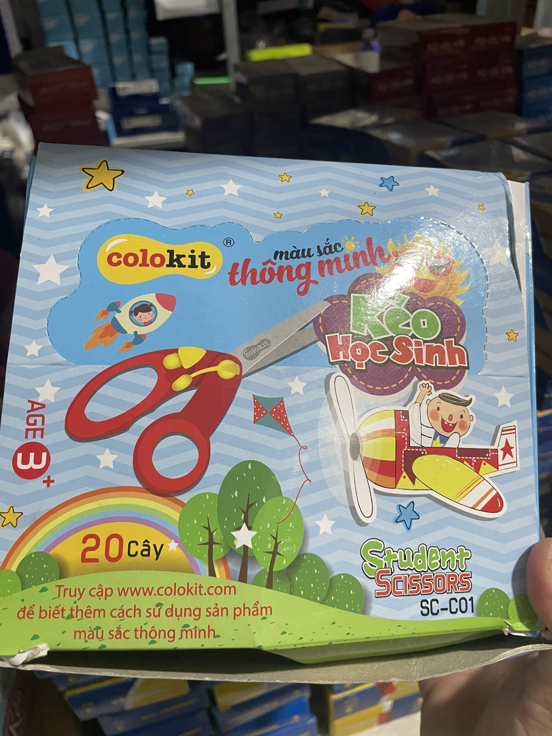 Kéo học sinh colokit thiên long sc-c01