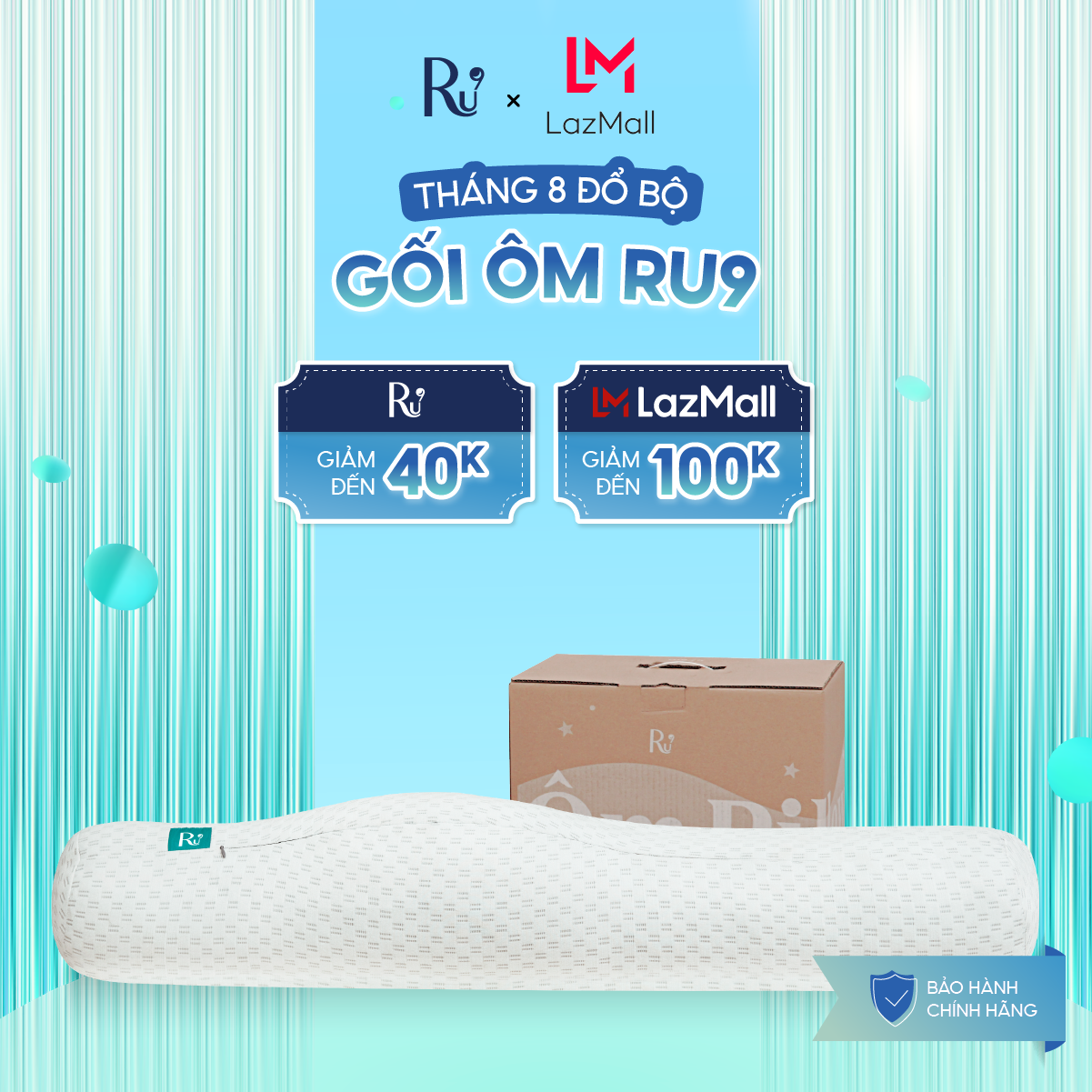 Gối ôm công thái học cao cấp ru9 - phiên bản mới | chất liệu foam mềm mại | chống xẹp | đem lại giấc ngủ ngon