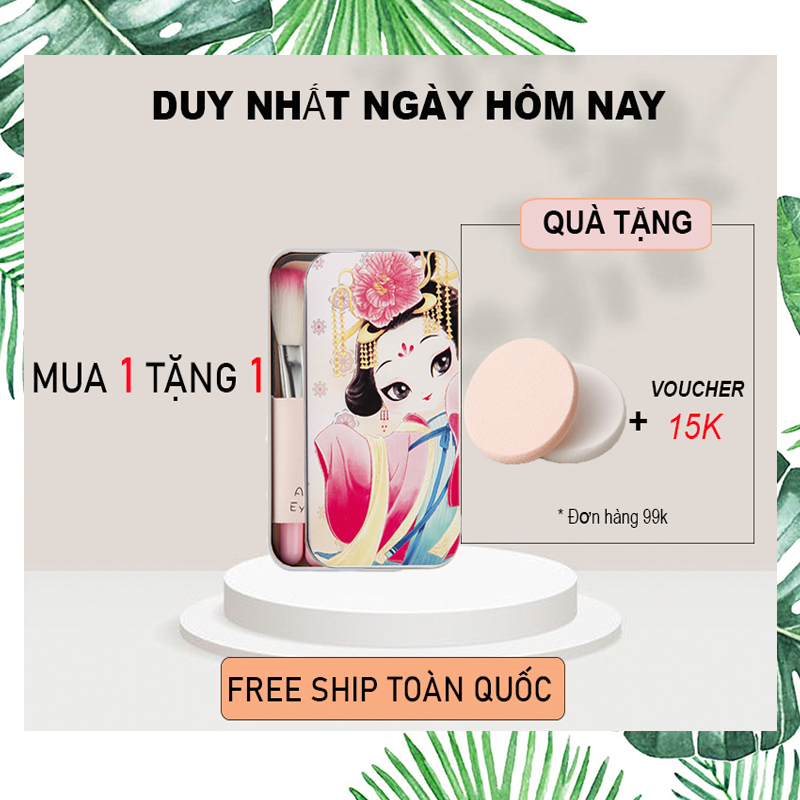 (FREE SHIP 18K )BỘ CỌ TRANG ĐIỂM MINI Thỏ 7 Cây Mềm Mượt Tặng Kèm Hộp Đựng Cọ Đánh Phấn Mắt Mini Cầm Tay, Dụng Cụ Phụ Kiện Trang Điểm(TẶNG QUÀ TRÊN MỖI ĐƠN HÀNG)