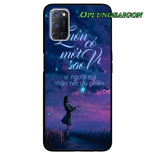 [HCM]Ốp Cường Lực Dẻo Đen Dành Cho Oppo A52 - A72 - A92 Mẫu Luôn Có Một Vì Sao