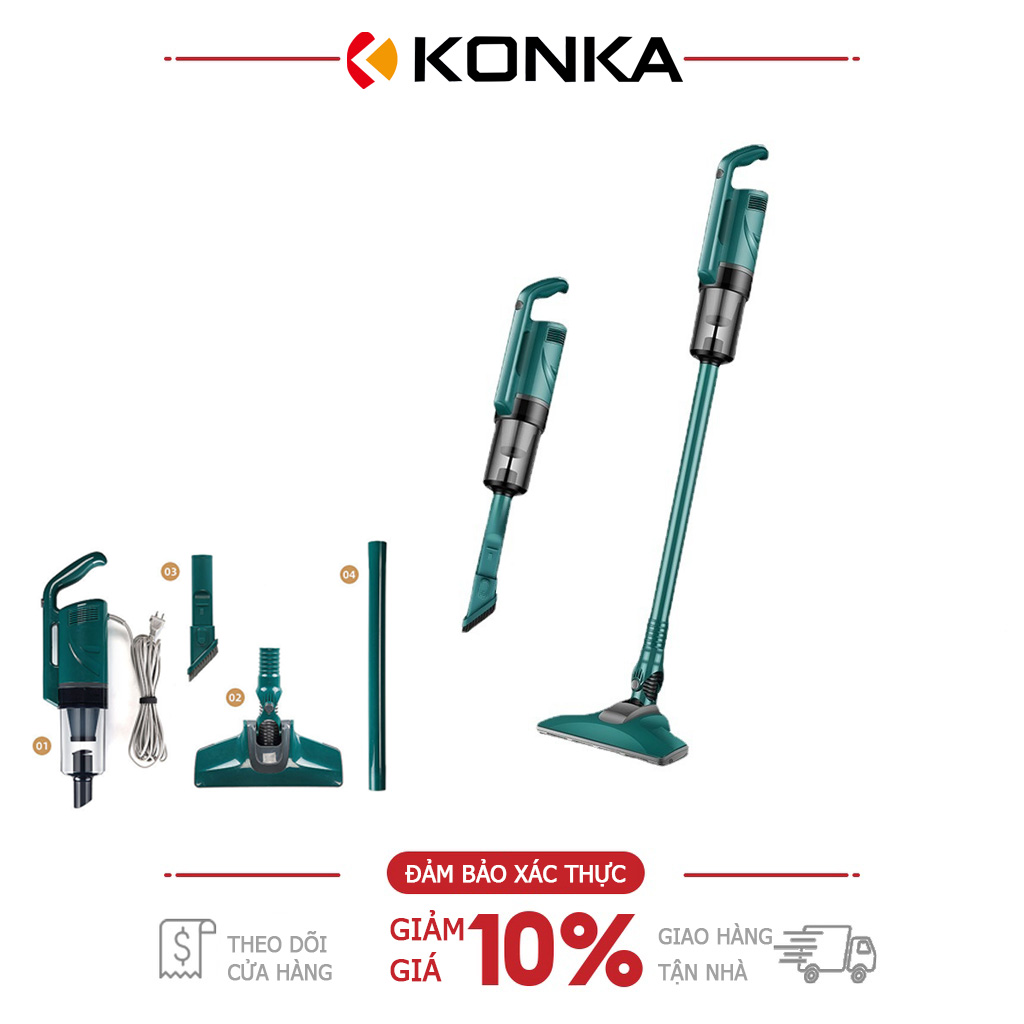 Konka Máy hút bụi không dây , máy cầm tay gia đình, máy hút loại bỏ mạt nhỏ, máy lau nhà