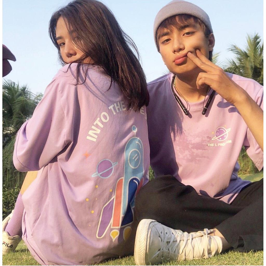 Áo thun nam nữ vũ trụ space unisex