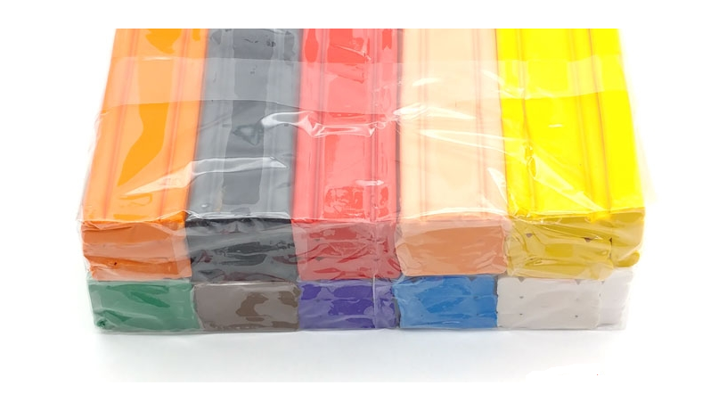 Đất sét nặn thủ công Hada bán lẻ theo màu 1kg/màu, đủ 10 màu cơ bản