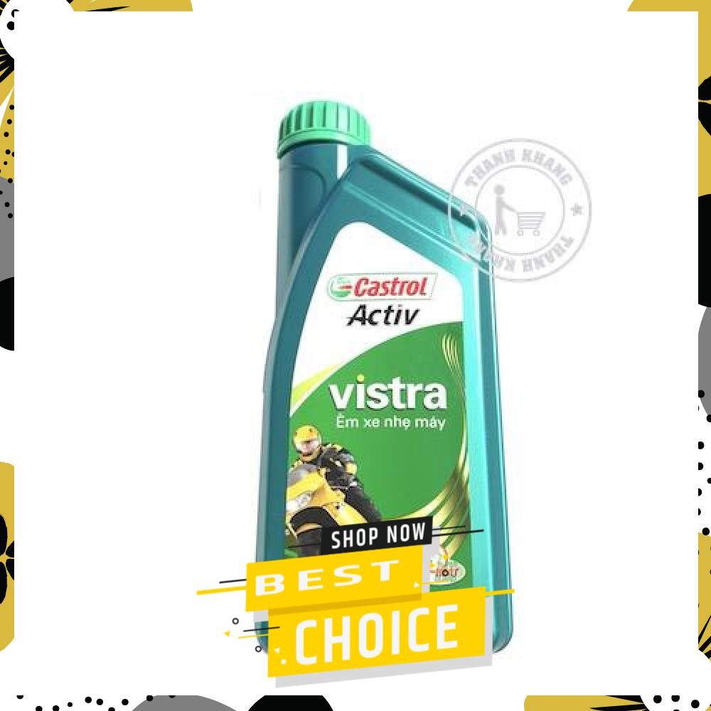 nhớt castrol vistra 20W50 4T 1L xe số thanh khang 019000014