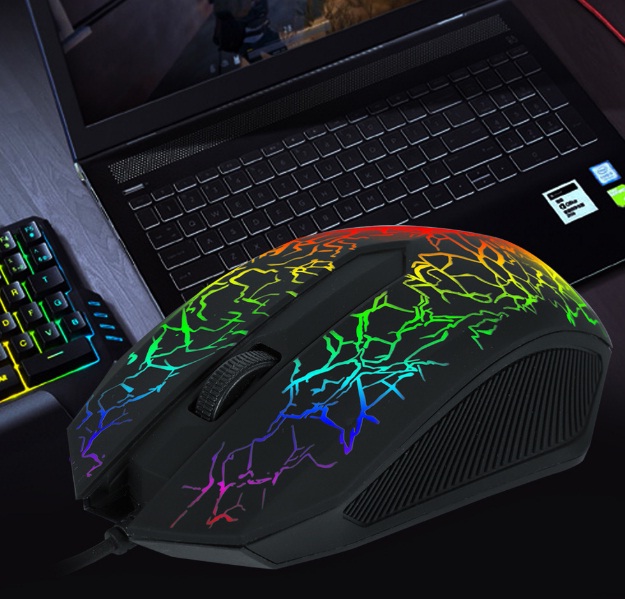 Chuột chơi game có dây divipard op-30 có đèn led