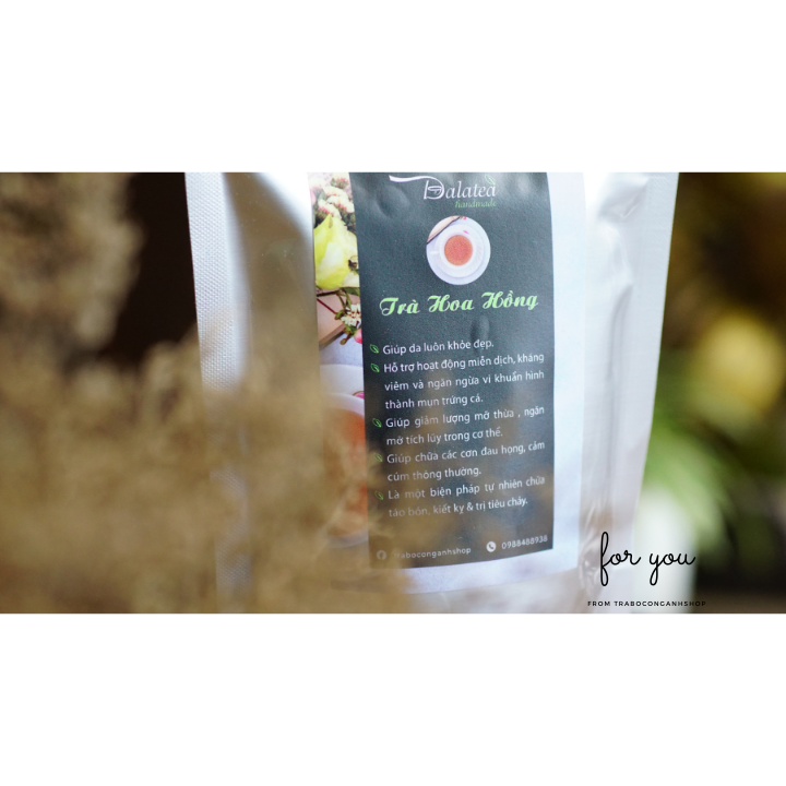 [HCM]Trà hoa hồng sấy khô.