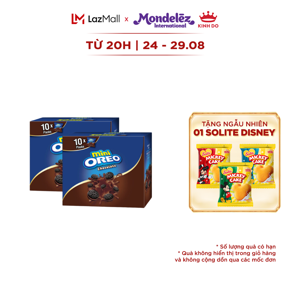 Bánh quy oreo mini vị sôcôla, 204g