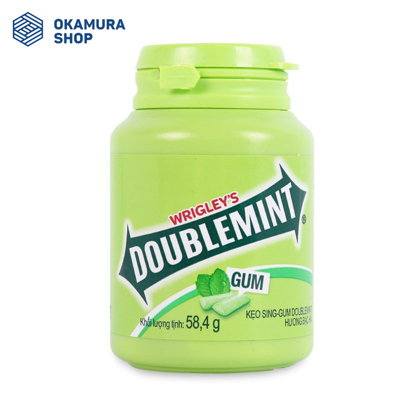 Kẹo Singum DOUBLEMINT hương Bạc hà (Hủ 40 viên)