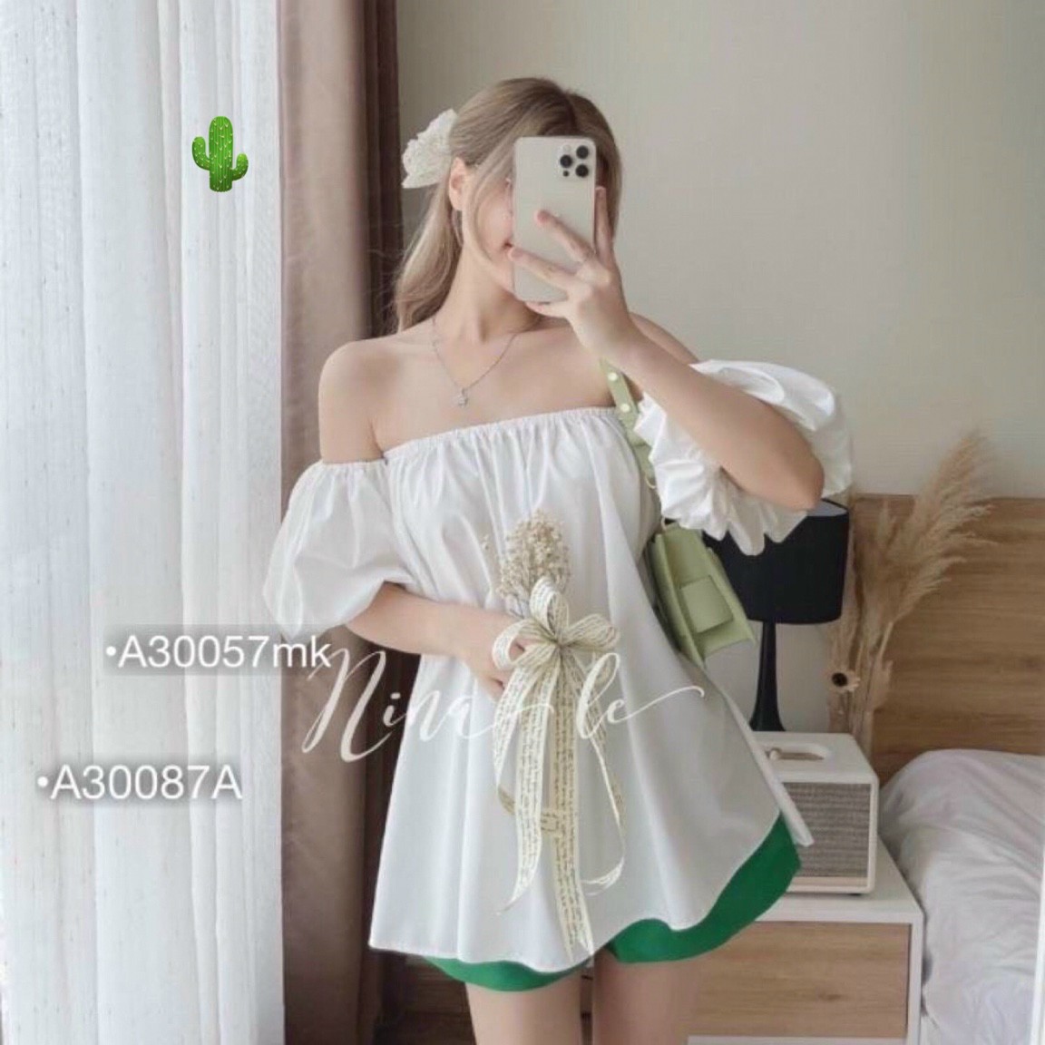 Áo trể vai siêu cute