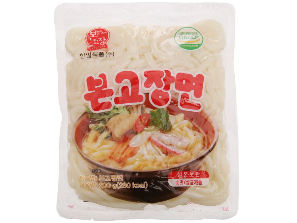 Mì udon tươi hàn quốc bịch 200g