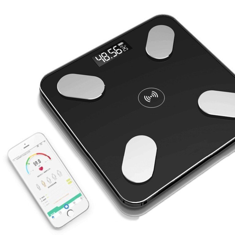 Cân Điện Tử Sức Khoẻ, Cân Phân Tích Cơ Thể Có Kết nối Bluetooth, Cân Đo Độ Béo, Mỡ, Lượng Nước, Cơ Bắp, Kết Quả Chính Xác Nhanh Chóng, Kiểm Soát Sức Khỏe Mọi Nhà.