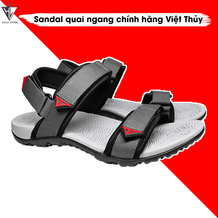 Fullbox Giày sandal nam chính hãng Việt Thủy màu ghi xám
