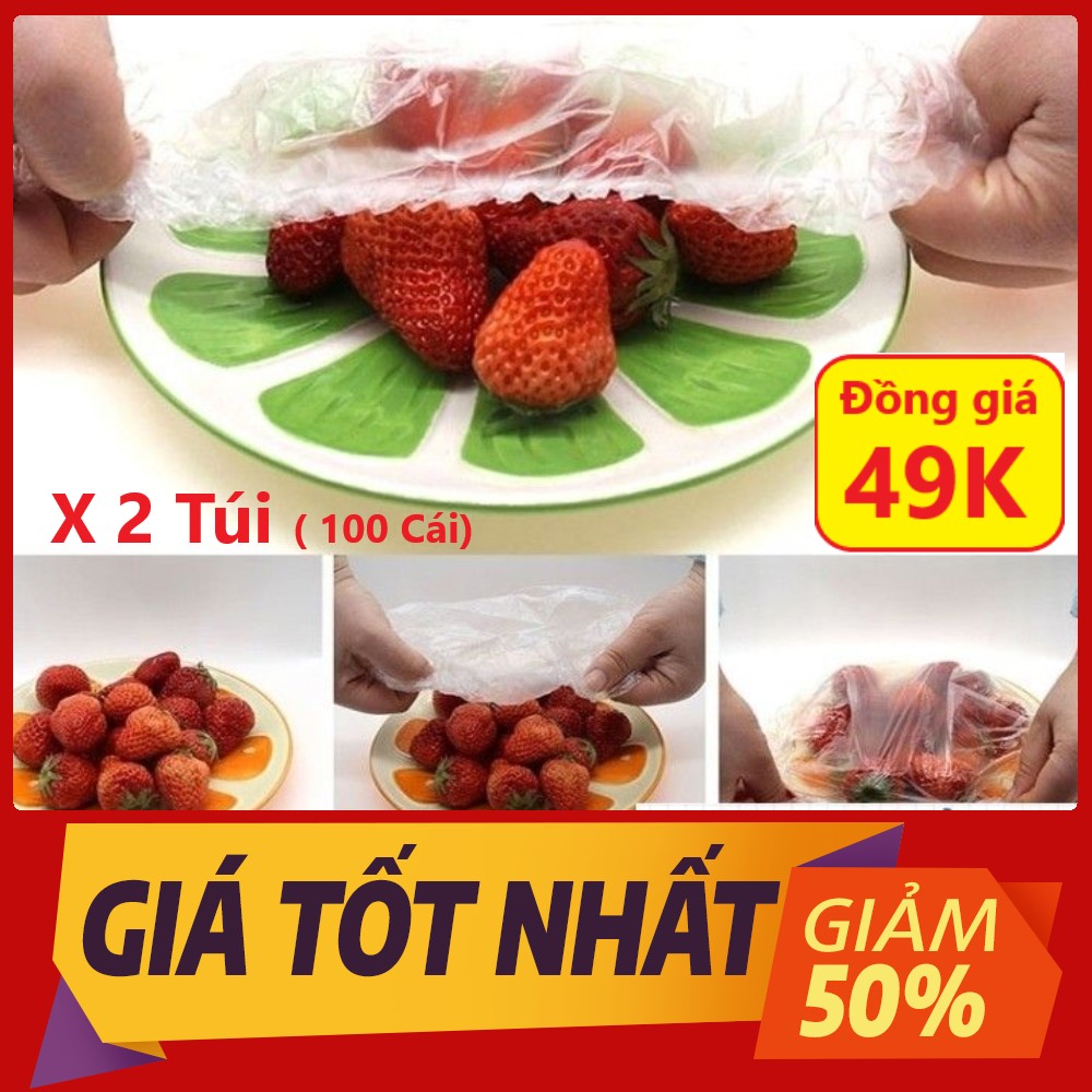Màng bọc thực phẩm, hoa quả - 2 Túi