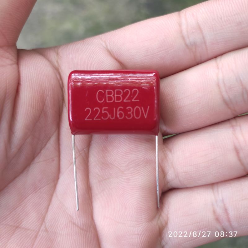 Tụ phim 225j 630v p27 hàng mới chất lượng cao. tụ 2,2uf 630v