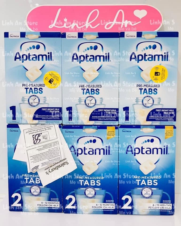 Sữa Aptamil mẫu mới [Anh] UK Số 1,2,3 - DẠNG THANH date 2024 - Hàng air