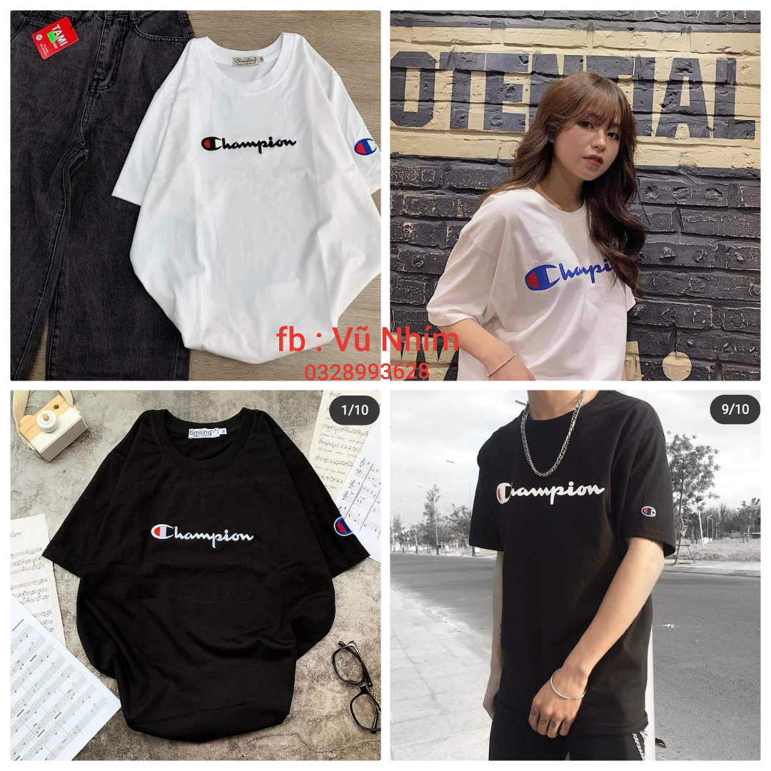 Áo thun CHAMPION (trọng lượng từ 40kg đến 65kg)