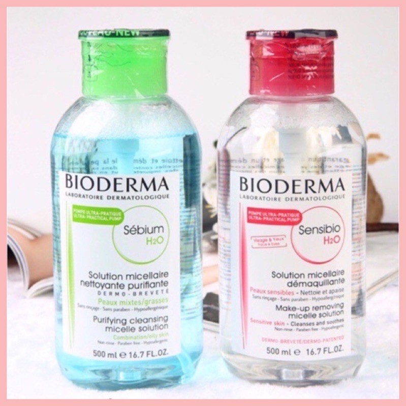 Giá gốcnước tẩy trang bioderma créaline h2o 500ml bản mới nhất biodema nội địa trung