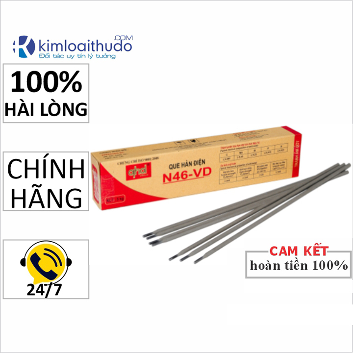 5 Que hàn N46-VD Việt Đức phi 3.2mm
