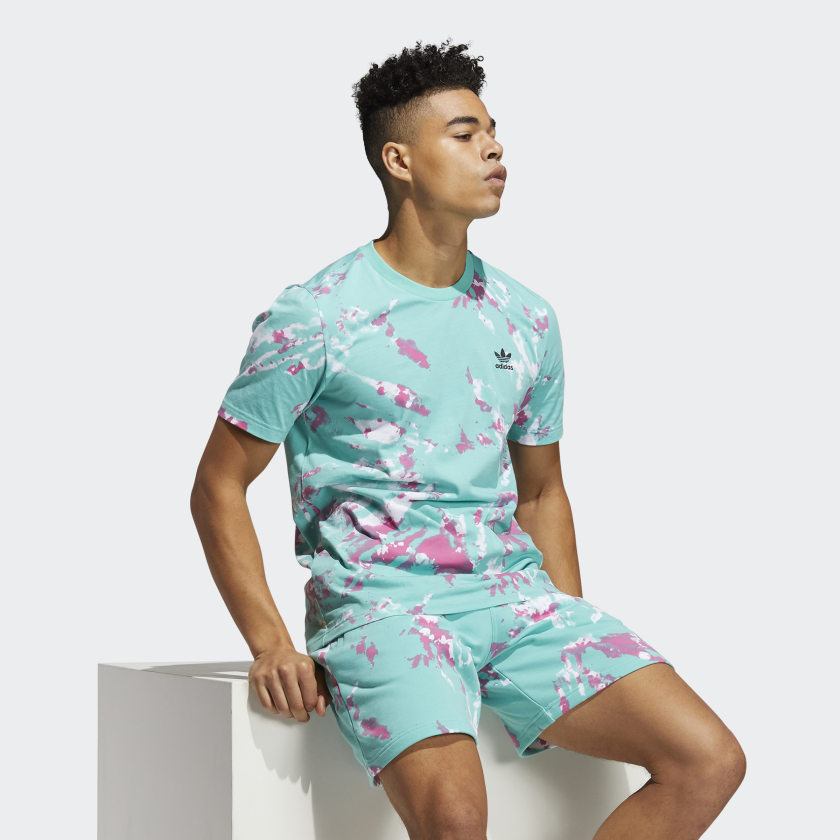 Adidas originals set all day i dream about tie-dye mint