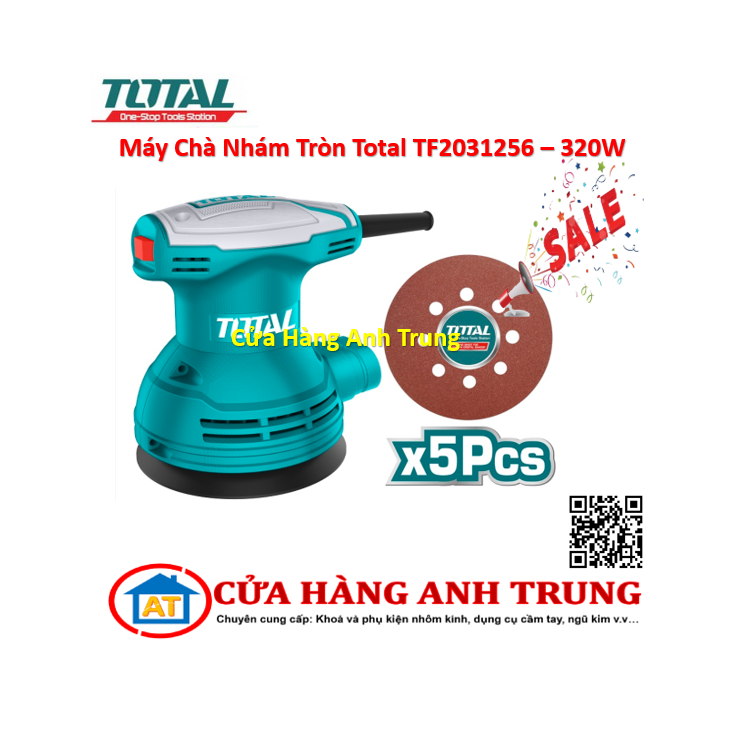 Máy Chà Nhám Tròn Total TF2031256 - 320W