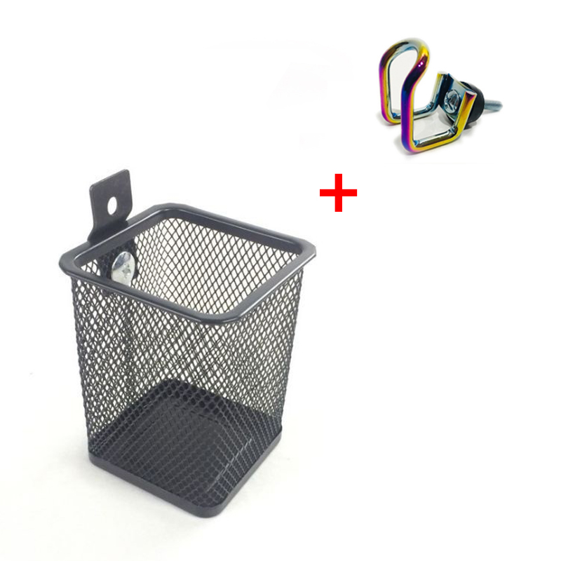 Rổ nhỏ, rổ Mini kiểu vuông tròn & móc treo titan chữ U