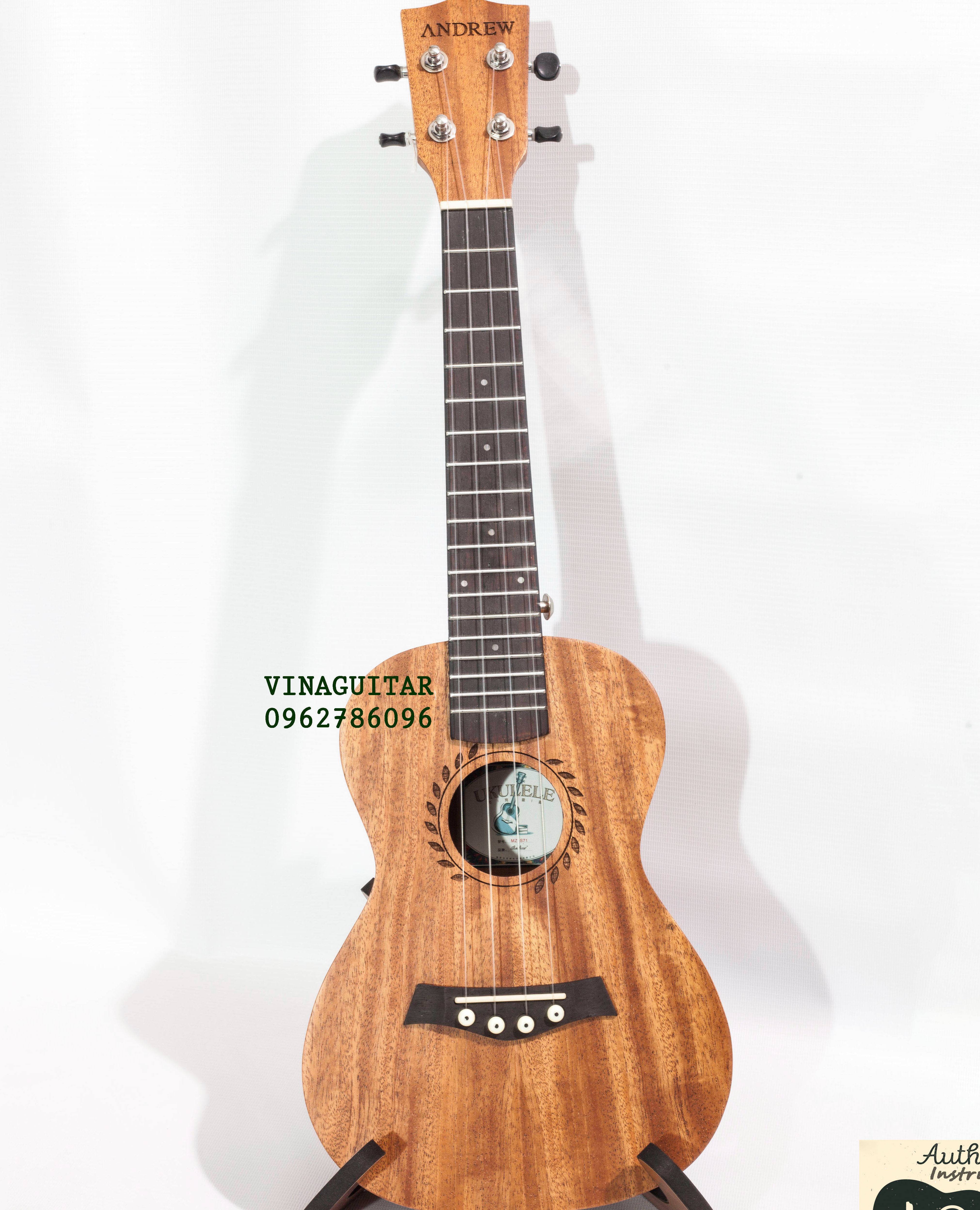 Đàn Ukulele Concert Tenor Andrew Lúa S71 - VinaGuitar Phân phối Chính Hãng