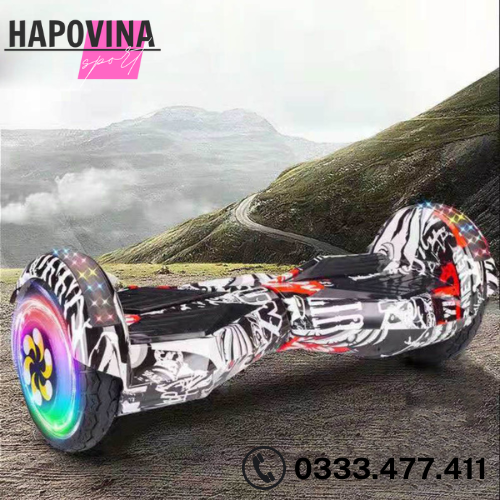 Xe điện cân bằng 2 bánh lớn 8 inch -  Nghe Nhạc - Bluetooth - quà tặng cho bé