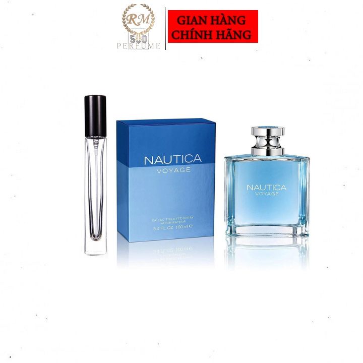 Nước hoa nam chính hãng Nautica Voyage edt, nước hoa nam giá rẻ mùi nhẹ hương thơm gỗ biển đem lại sự tươi mát năng động dung tích 5ml/ 10ml/ 20ml