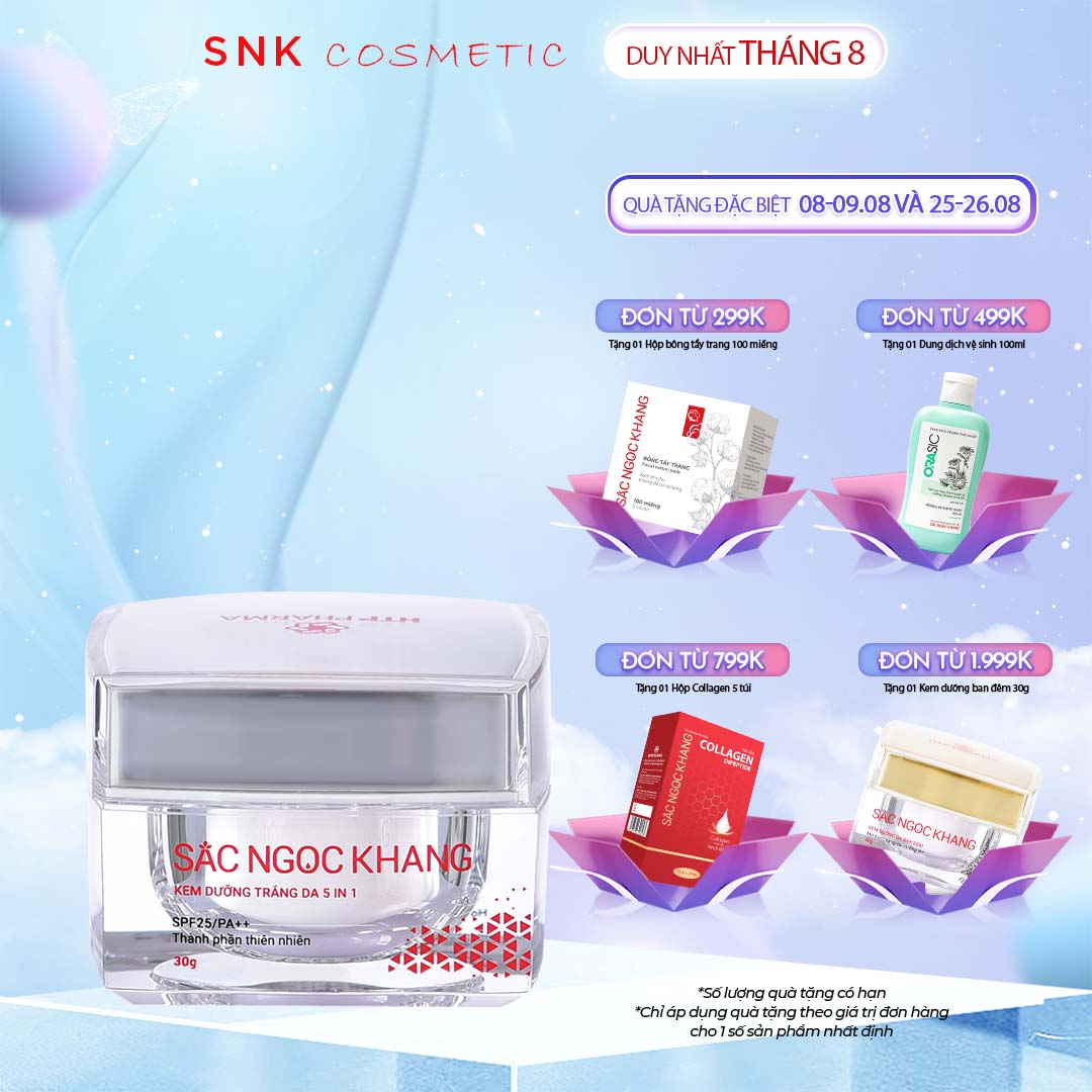 Kem dưỡng da ban ngày 5 in 1 sắc ngọc khang 30g