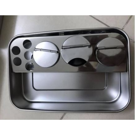 [HCM]Bộ khay inox dùng trong y tế spa thẫm mỹ viện