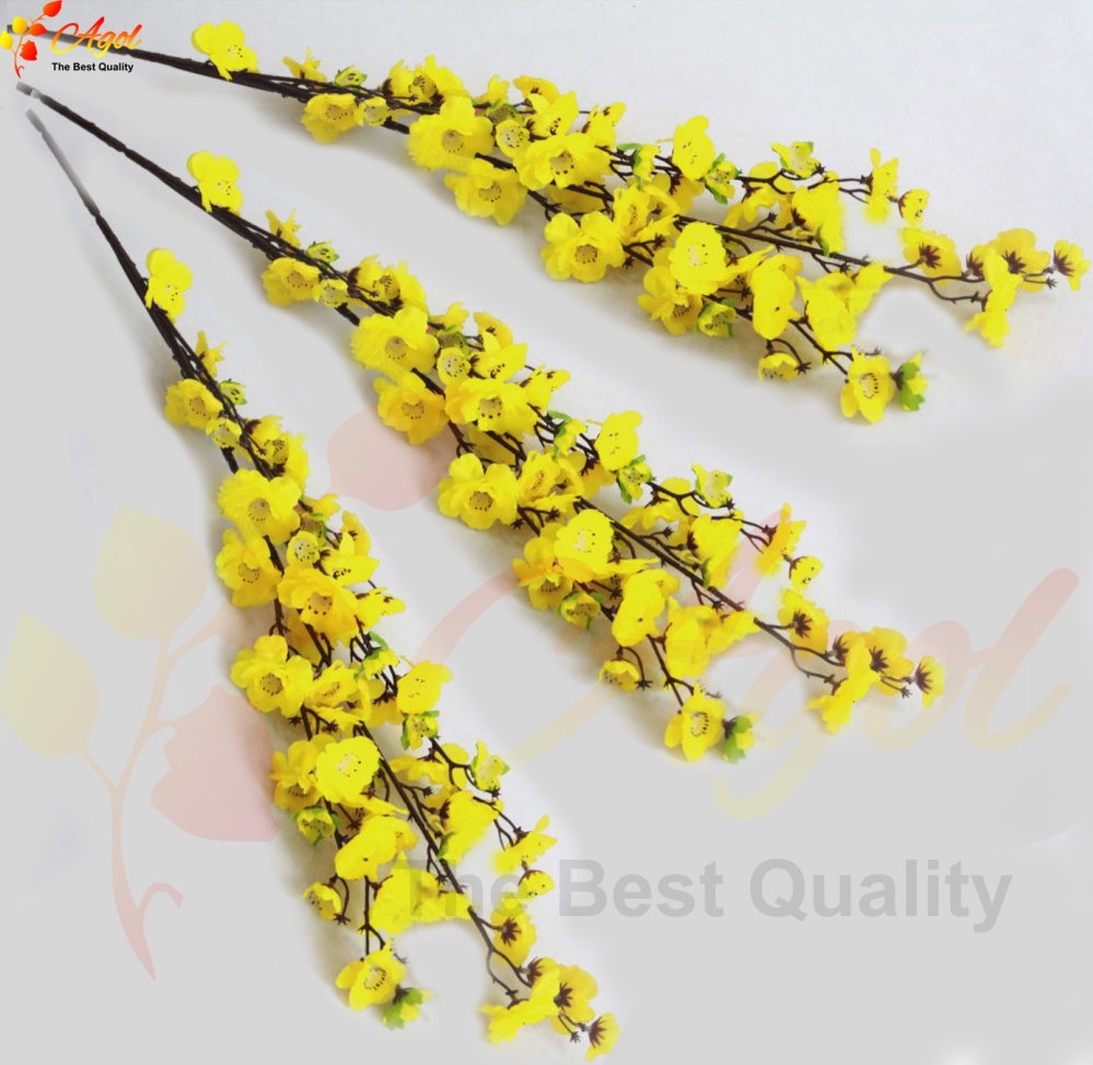 Bộ 3 Cành Mai Vàng Giả