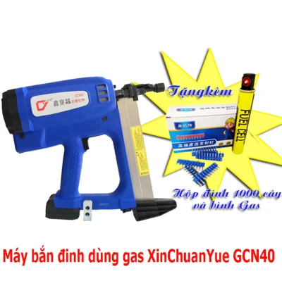 [HCM]Máy bắn đinh bê tông ( súng bắn đinh ) dùng Gas XIN CHUAN YUE GCN40 (3)