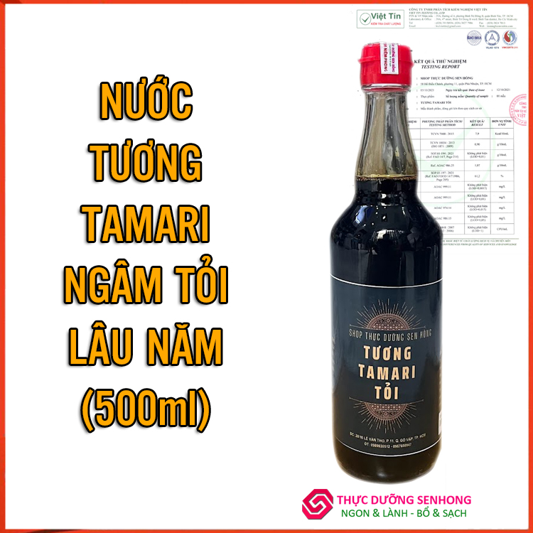 Nước tương tamari tỏi lâu năm - Tăng cường sức đề kháng - Khai thông và ngăn ngừa đông máu