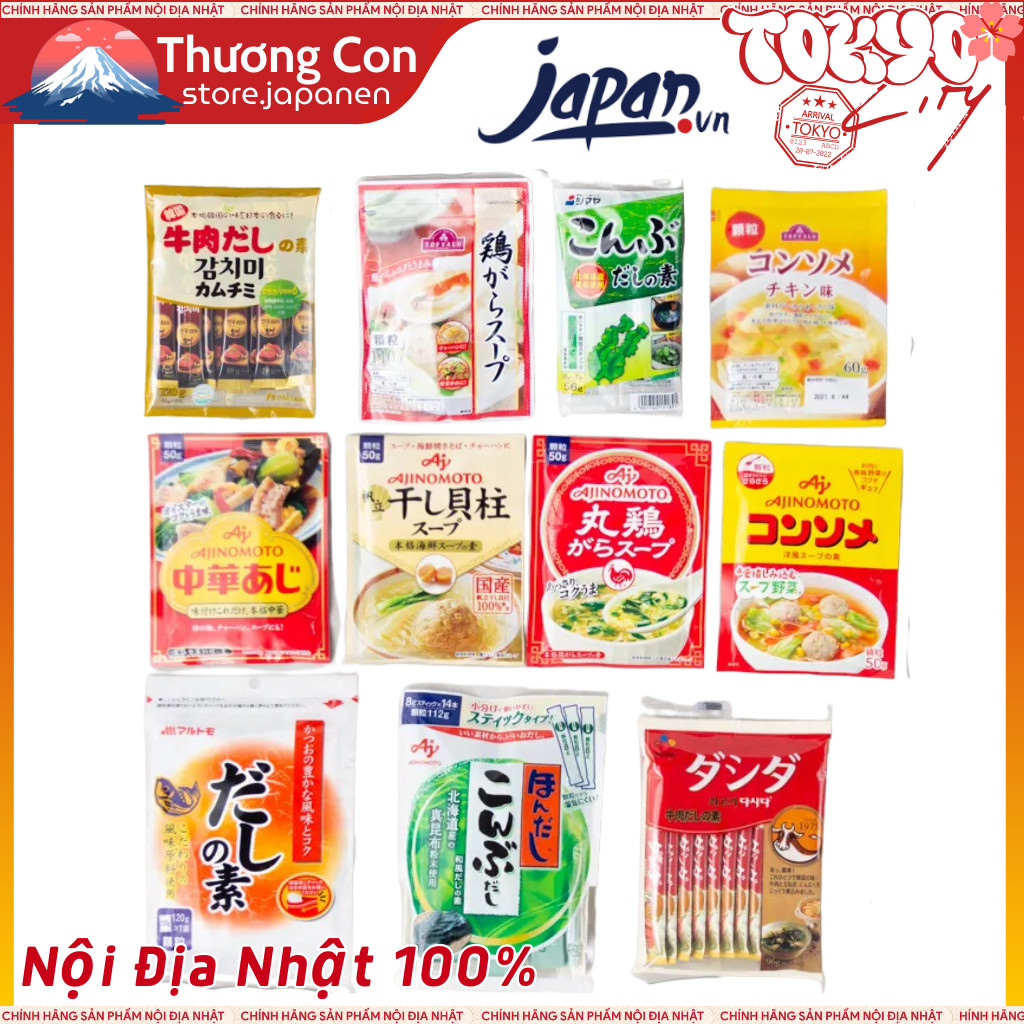 Hạt nêm ăn dặm nhật bản cho bé từ 6m+