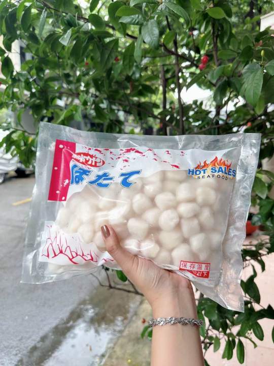 Cồi sò điệp Nhật size nhỏ 60-80 - bịch 1kg (giao tphcm)