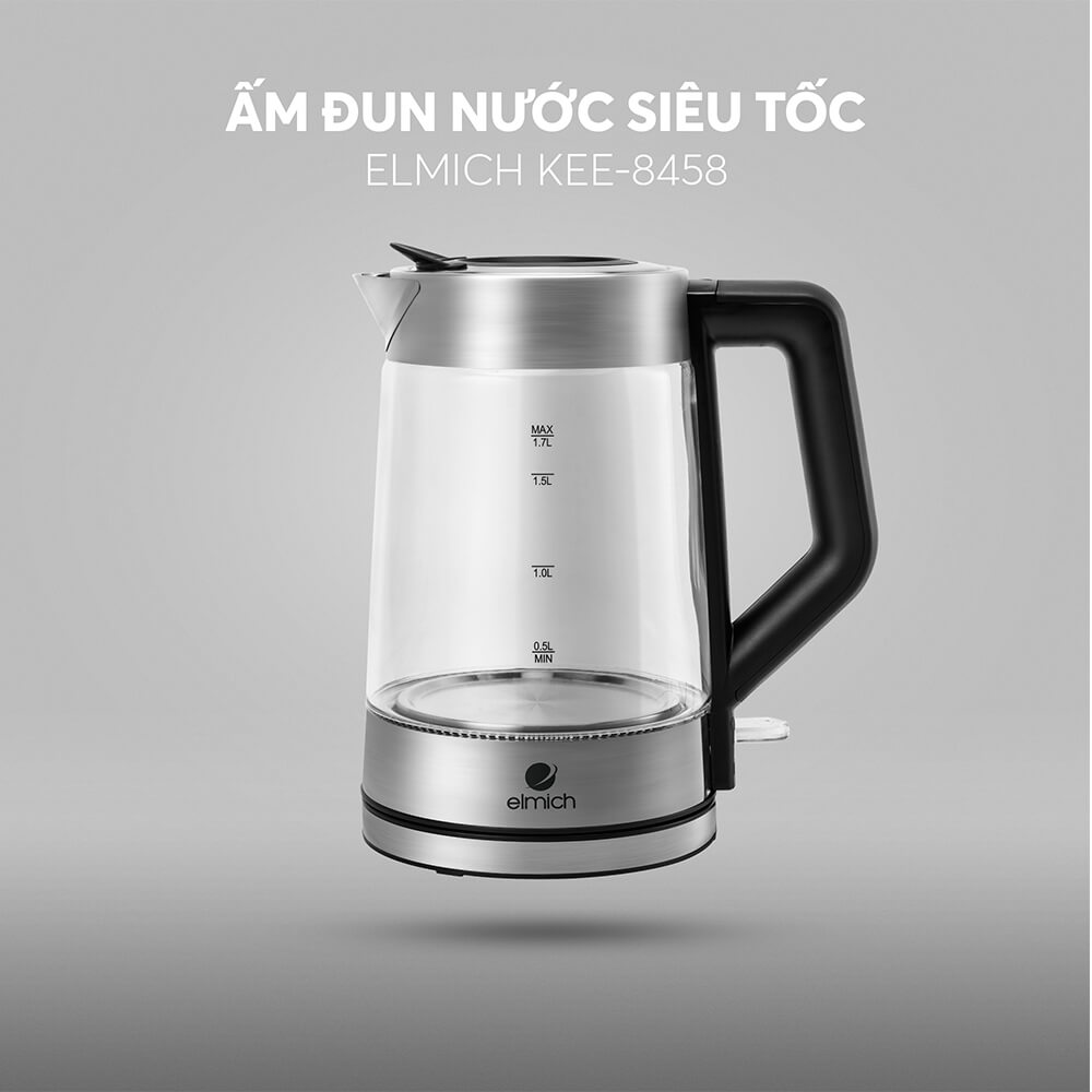 (Duy nhất từ 05-17.01)Ấm đun nước siêu tốc Elmich 1.7L KEE-8458