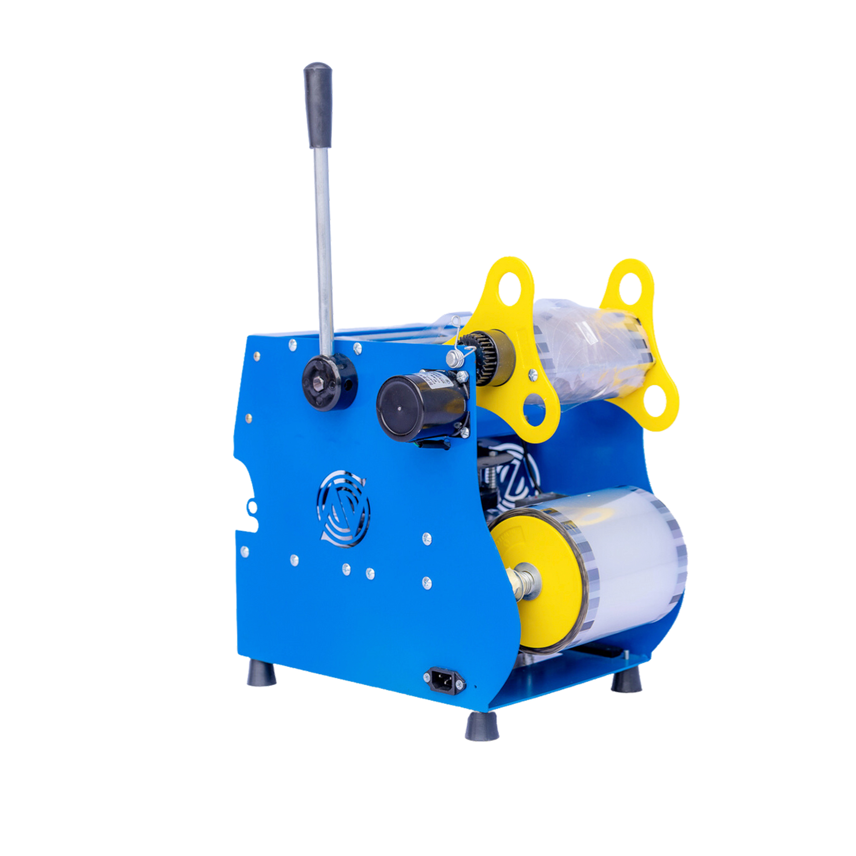 Máy ép ly bán tự động x10b1 tự quấn keo- dập ly đa năng 800 900 1000ml, tặng keo ,vòng nhôm cho ly nhỏ từ 400ml đến 700ml tổng 12 loại ly