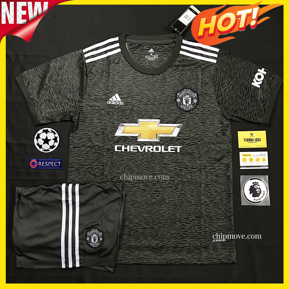 Bộ áo bóng đá MU sân khách mùa giải mới 2020-2021 Thái cao cấp