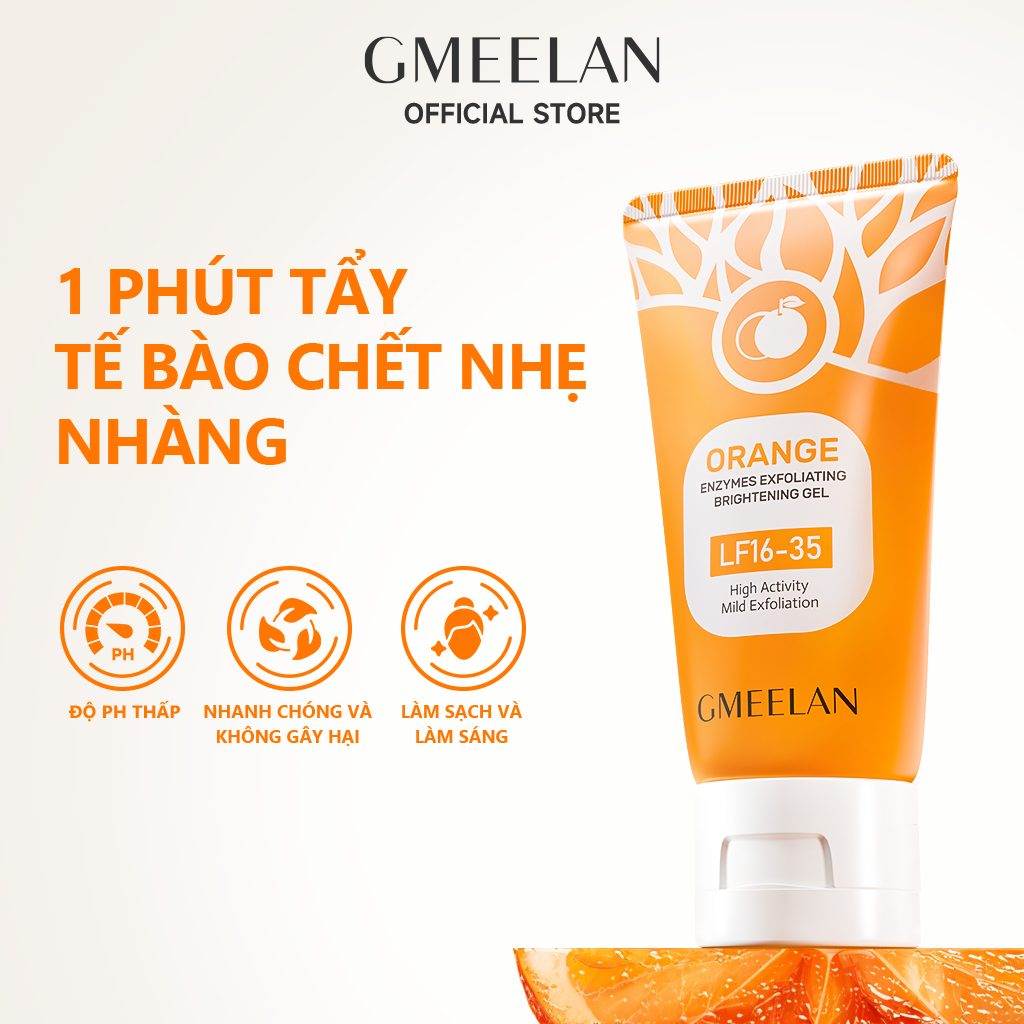 GMEELAN GEL TẨY TẾ BÀO CHẾT TÁC ĐỘNG CAM ENZYMES 50g